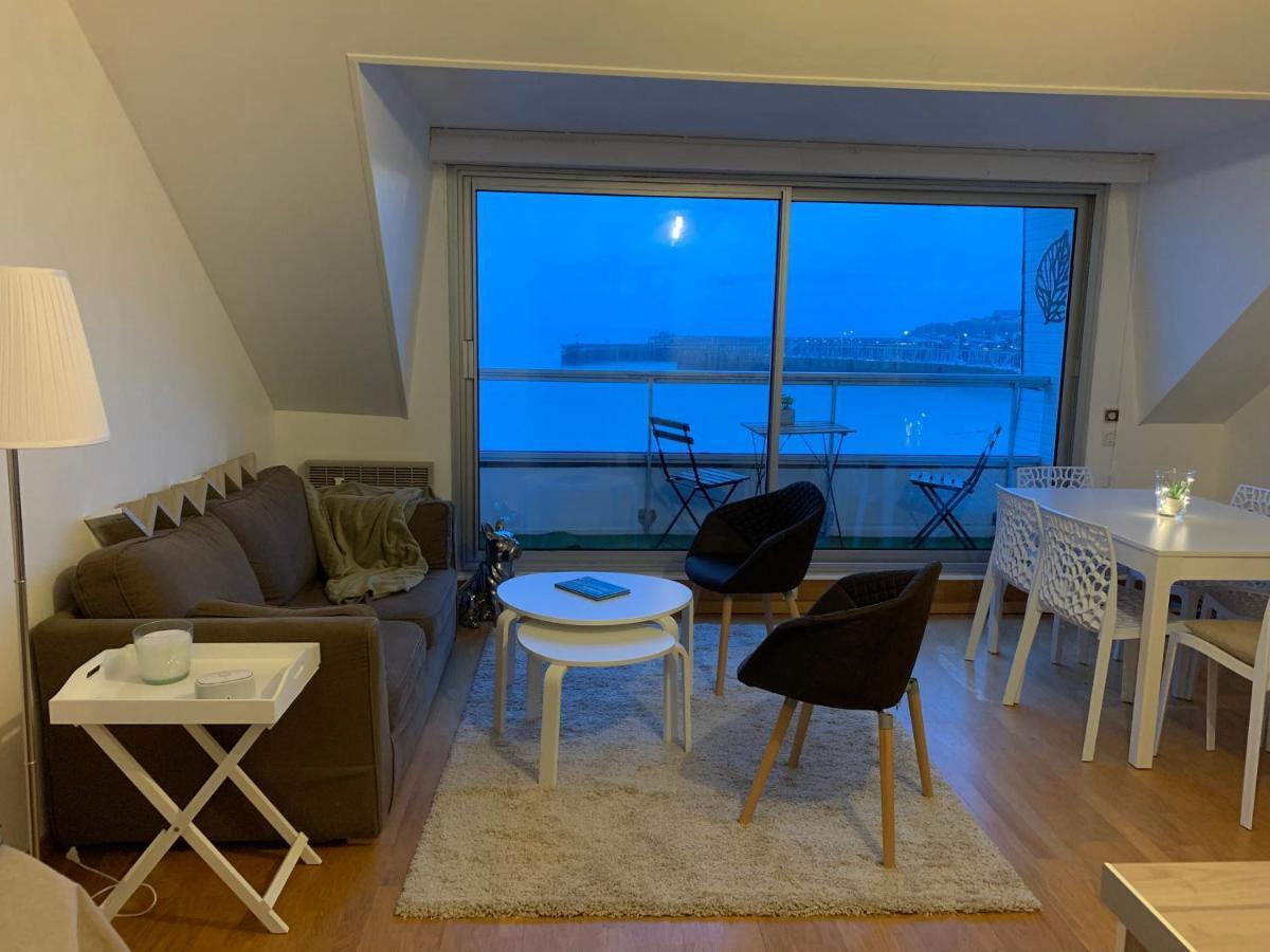 Un Balcon Sur La Mer, Acces Direct A La Plage Granville Esterno foto
